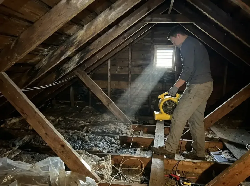 attic-water-damage-drying-proc-007 — frequently asked questions, Emergency Water Extraction & 24/7 Flood Response in Minot A…